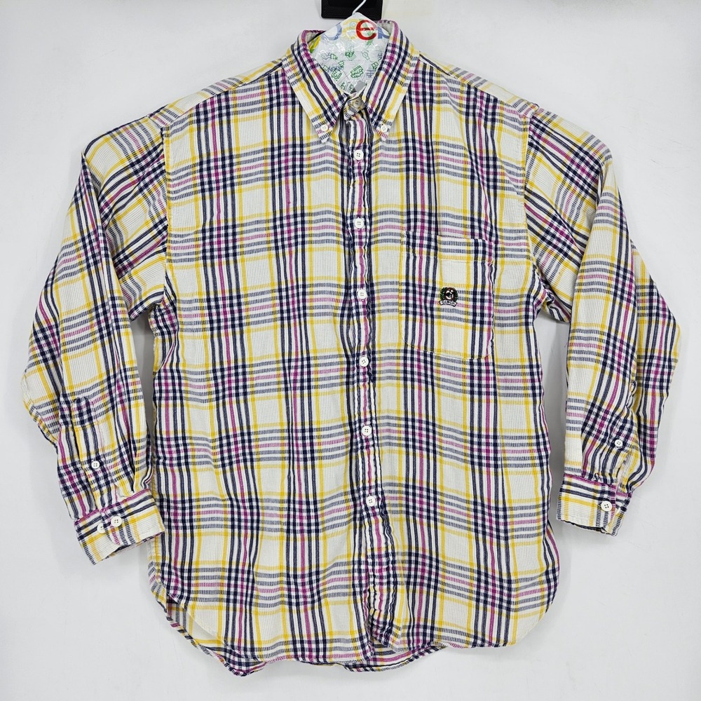 Cinch Shirt Mens Large Western Plaid Colorful Button‎ Up Cowboy Long Sleeve